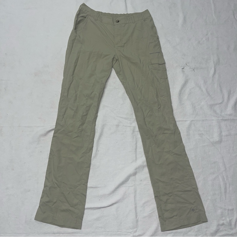 Columbia Insect Blocker Hiking Pants Women’s 4 Regular Khaki Outdoor Travel